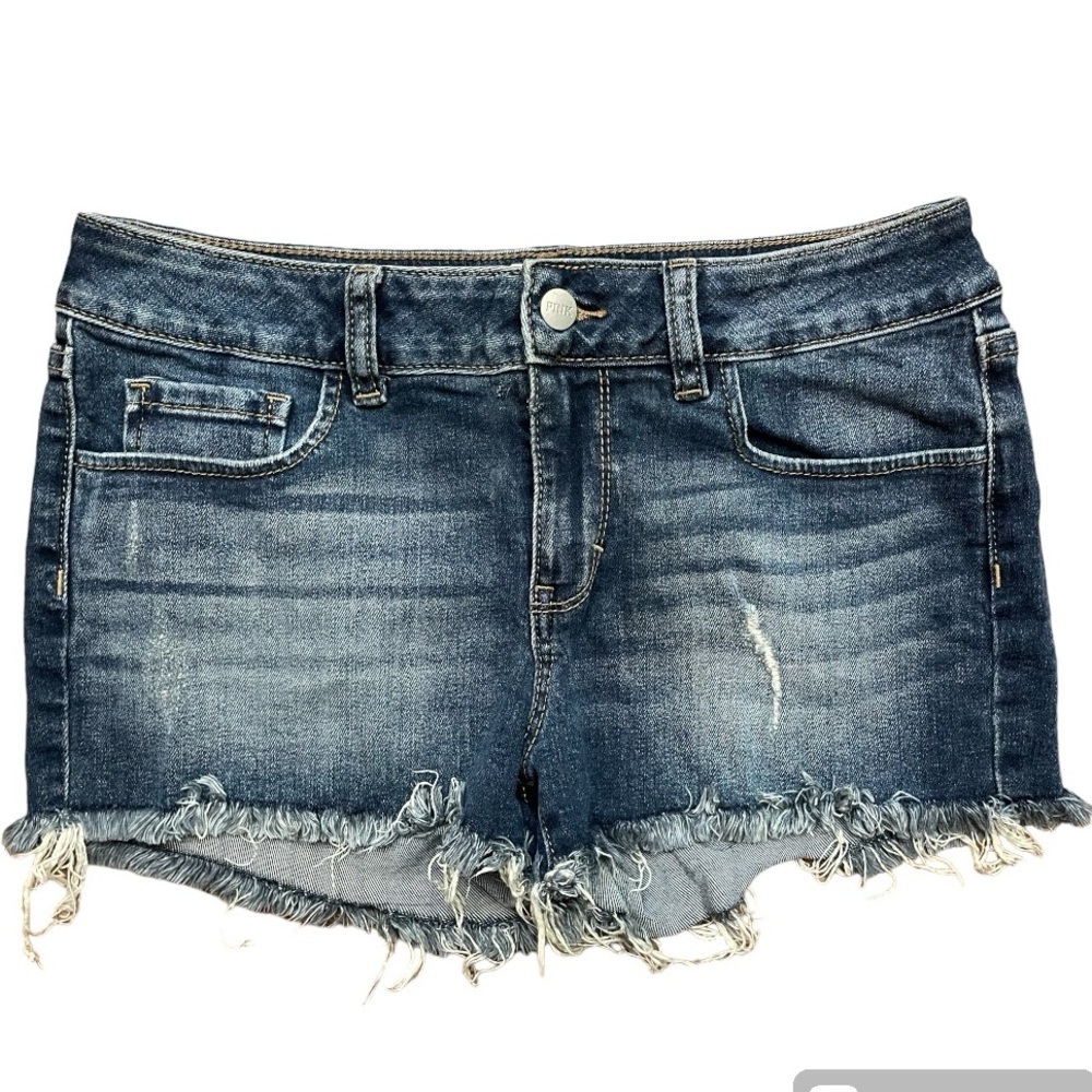 Denim Cutoff Shorts by PINK